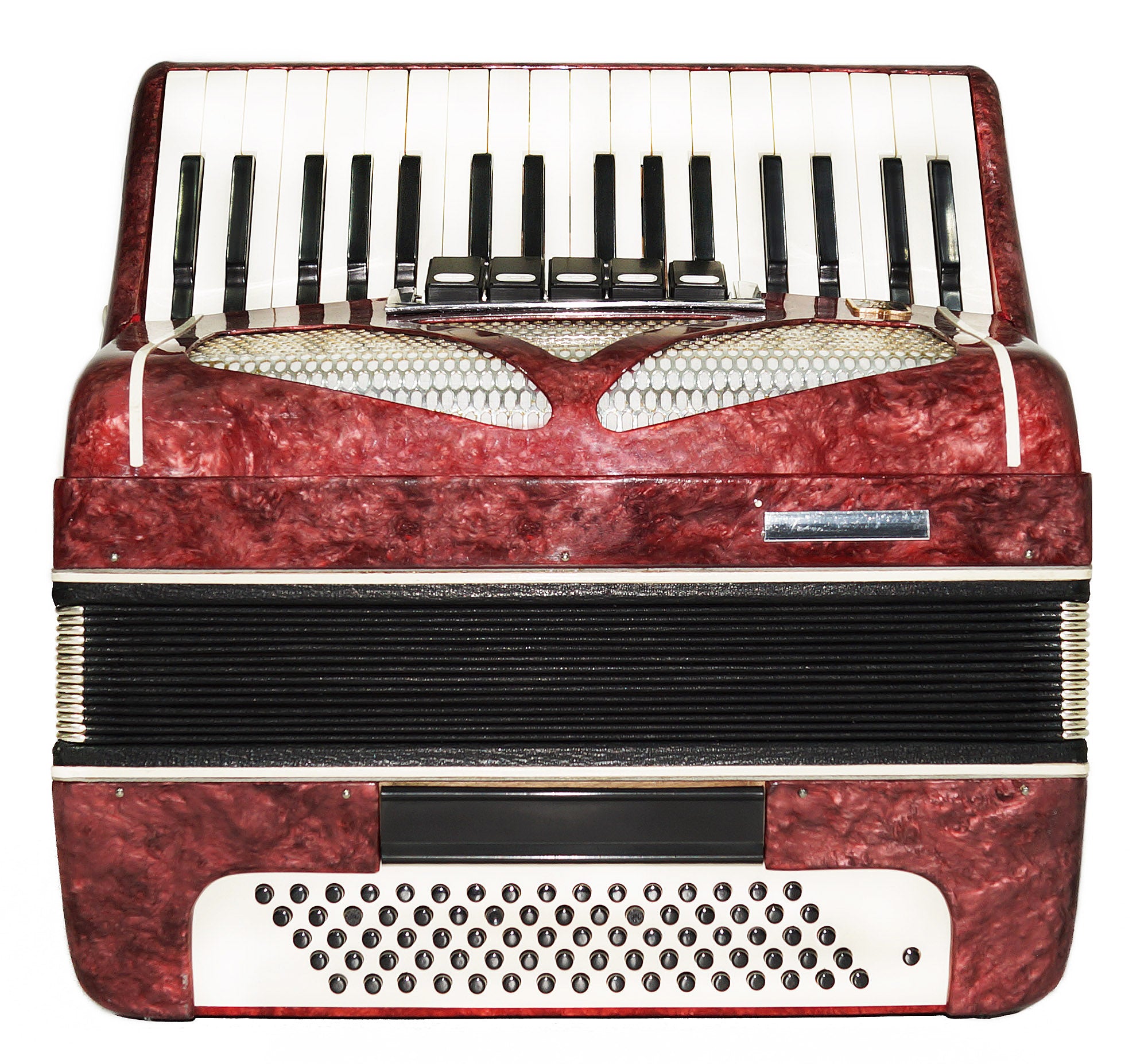 Piano Accordion Ariya 80 Bass Buttons New Straps 2142, Very Beautiful Keyboard Accordian! Wonderful sound!