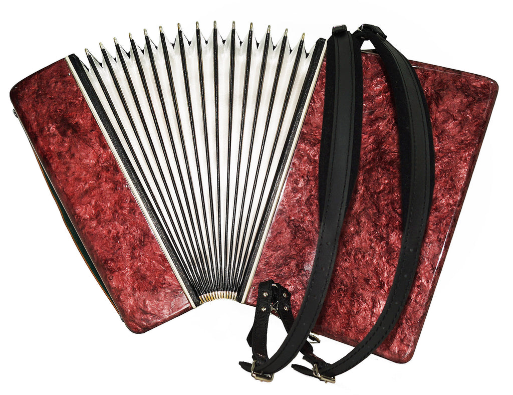 Piano Accordion Ariya 80 Bass Buttons New Straps 2142, Very Beautiful Keyboard Accordian! Wonderful sound!