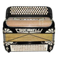 Crucianelli Brevis made in Italy, Rare 5 Rows Button Accordion B Griff, New Straps, Amazing Rich and Powerful sound! 2154