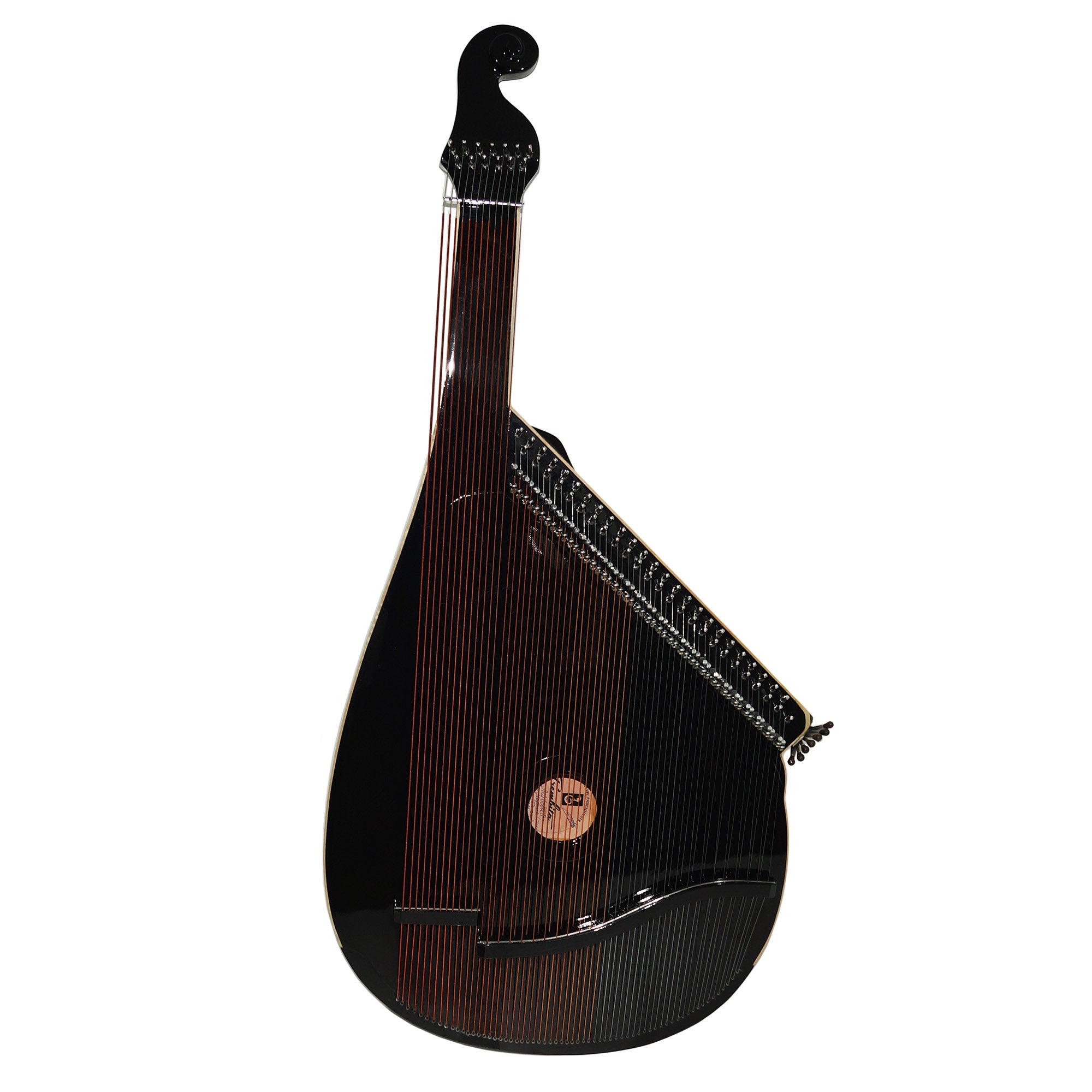 Lever String Instrument New Lviv Bandura with Levers 63 Strings Folk Musical Instrument Cherni ...