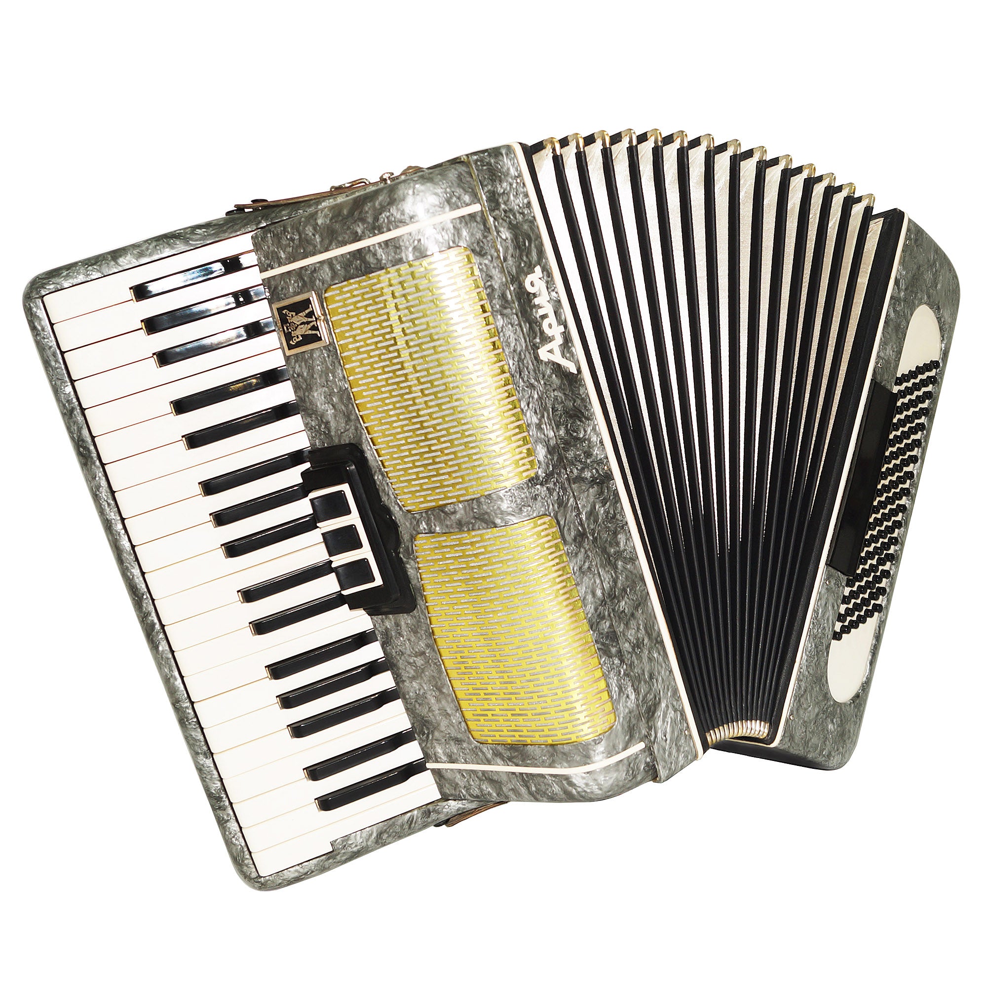 Piano Accordion Ariya 96 Bass Buttons Original Keyboard Accordian New Straps 2174, Wonderful sound!