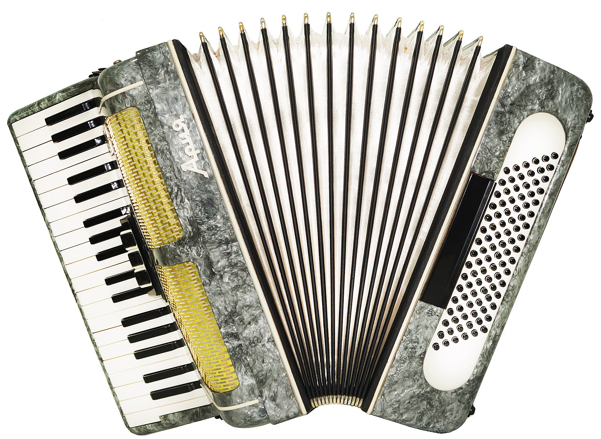 Piano Accordion Ariya 96 Bass Buttons Original Keyboard Accordian New Straps 2174, Wonderful sound!