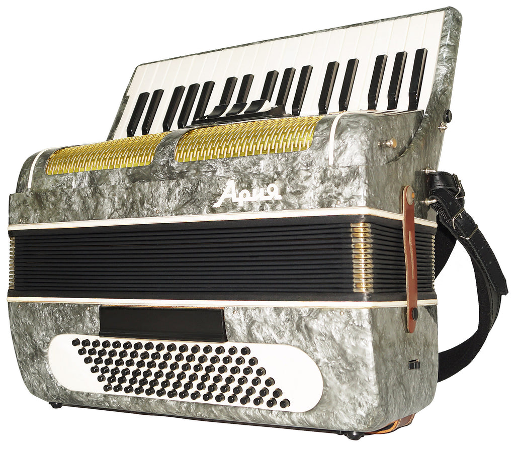 Piano Accordion Ariya 96 Bass Buttons Original Keyboard Accordian New Straps 2174, Wonderful sound!