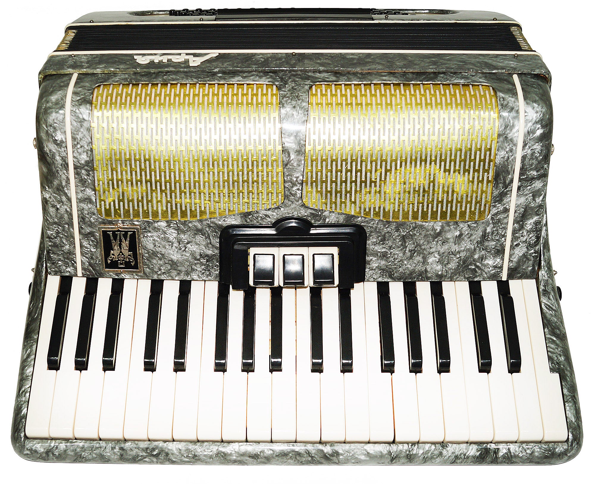 Piano Accordion Ariya 96 Bass Buttons Original Keyboard Accordian New Straps 2174, Wonderful sound!