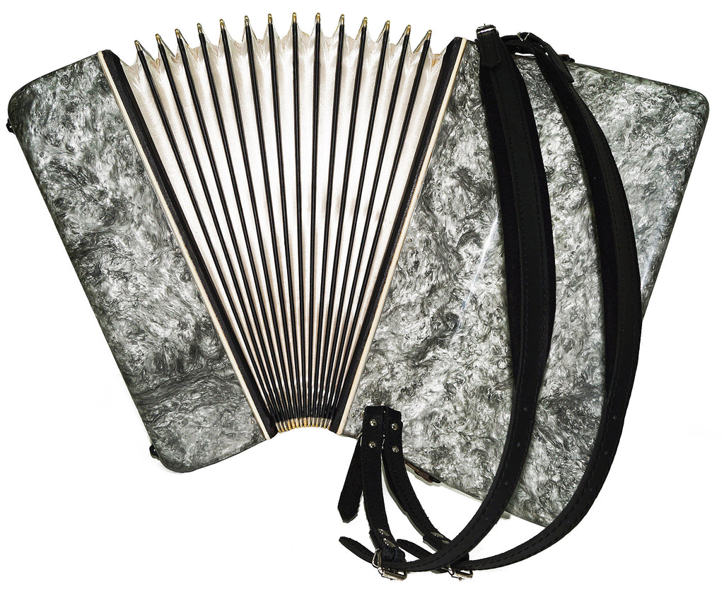 Piano Accordion Ariya 96 Bass Buttons Original Keyboard Accordian New Straps 2174, Wonderful sound!