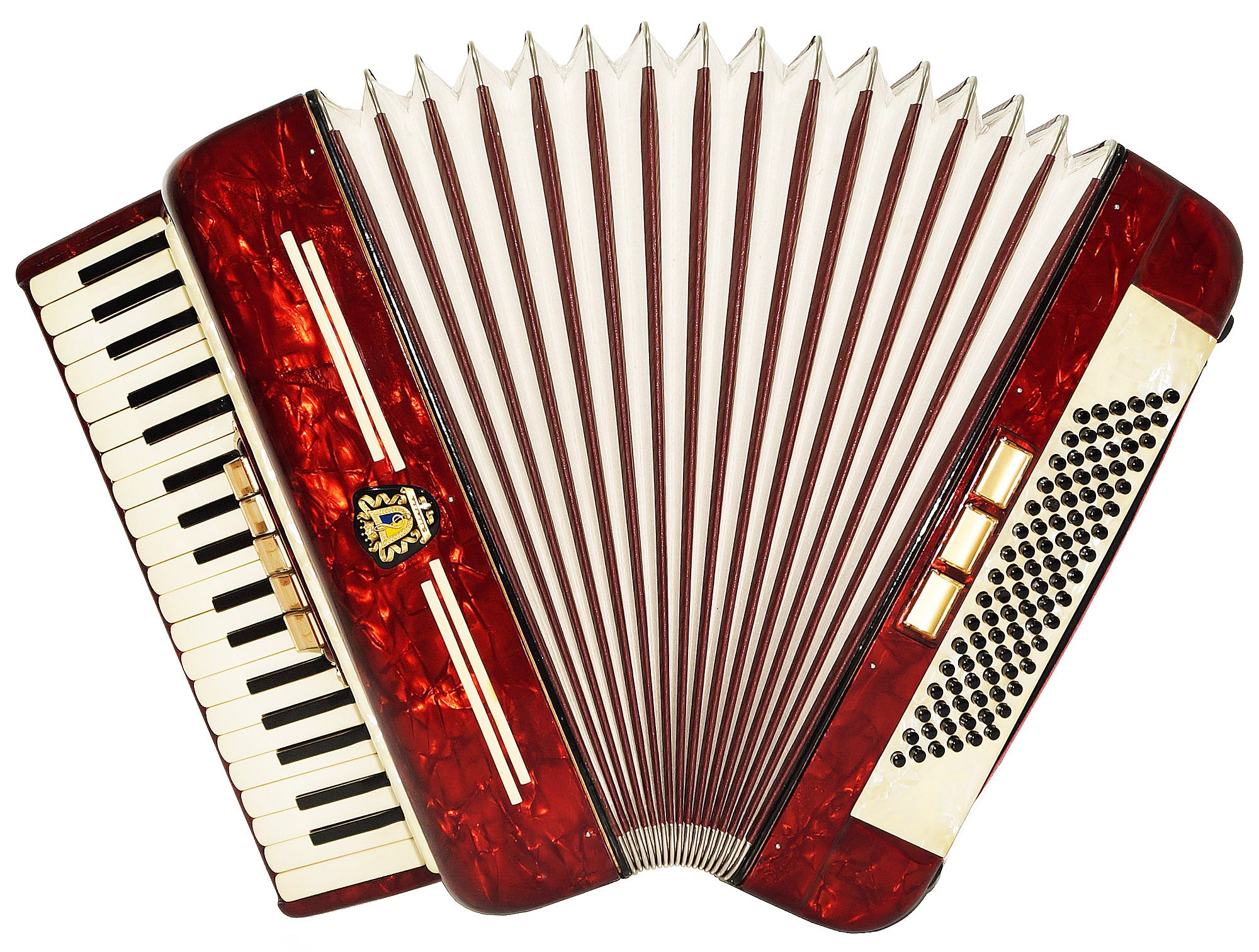 Vintage Piano Accordion Silatta made in Germany 96 Bass Buttons New Straps 2176, Amazing sound, Acordiones Musicales para Adultos
