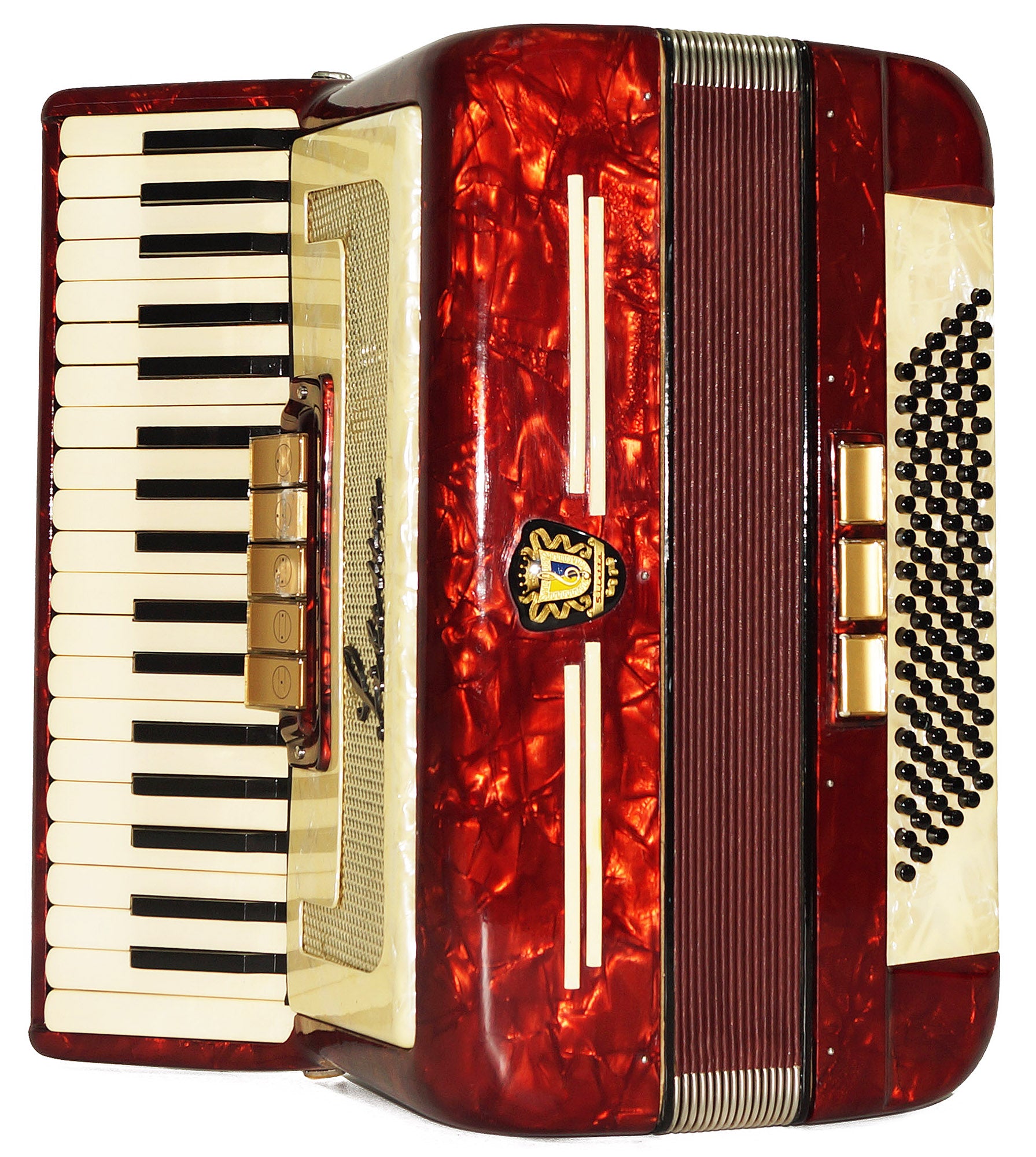 Vintage Piano Accordion Silatta made in Germany 96 Bass Buttons New Straps 2176, Amazing sound, Acordiones Musicales para Adultos