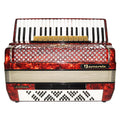 Barcarole Prominenz Piano Accordion made in Germany 120 Bass Buttons, New Straps, Case, Powerful sound, Accordian for Adults, 2180