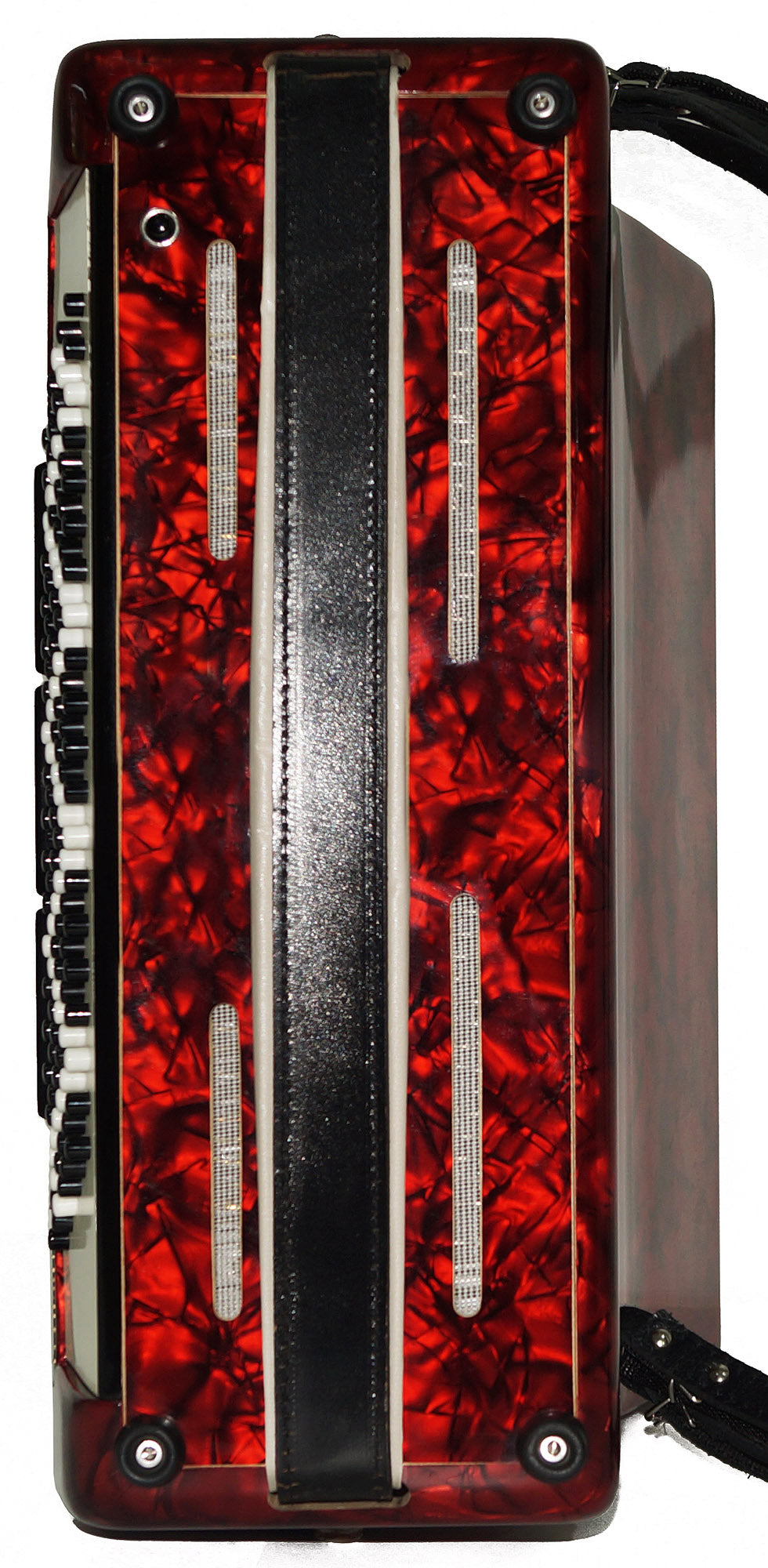 Barcarole Prominenz Piano Accordion made in Germany 120 Bass Buttons New Straps Case 2180, Powerful sound, Accordian for Adults