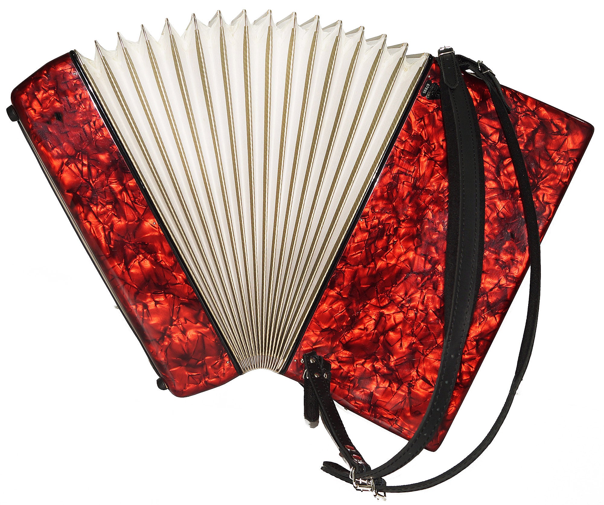 Barcarole Prominenz Piano Accordion made in Germany 120 Bass Buttons New Straps Case 2180, Powerful sound, Accordian for Adults