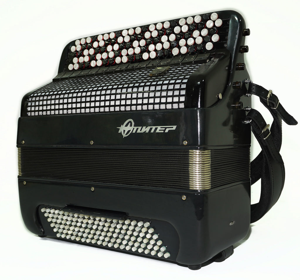 Bayan Jupiter Lux Russian Button Accordion Double Cassotto Converter Баян Юпитер 2213, The Best Concert Professional Bayan! Amazing Deep and Rich Sound!