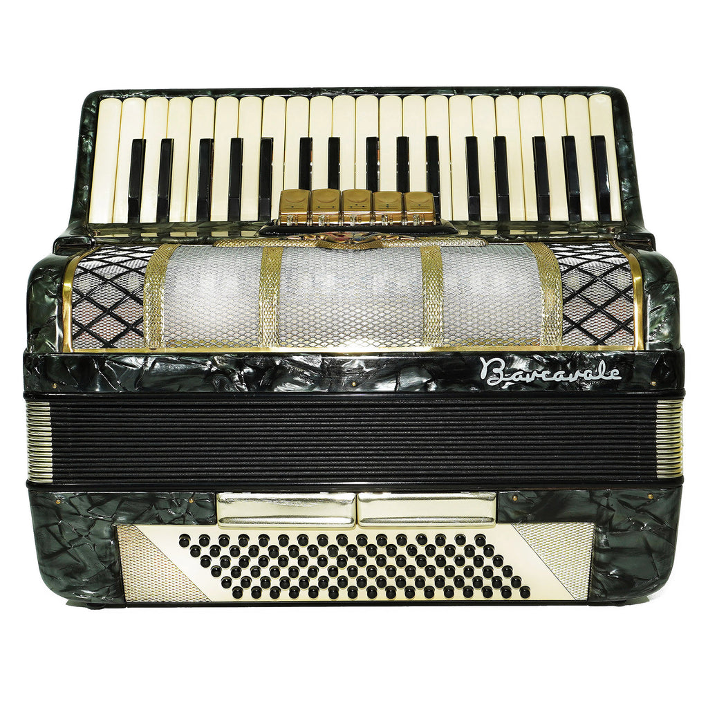Original Barcarole Piano Accordion made in Germany New Straps Case 2226, Rich and Powerful sound, Concert Accordion for Adults
