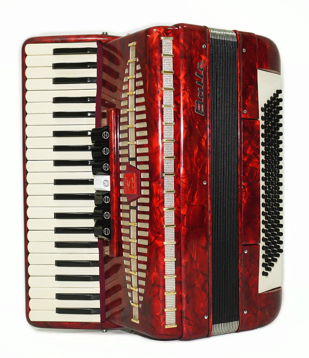 Baile 120 Bass Piano Accordion made in China Keyboard Acordian for Adults New Straps Case 2220, Rich and Beautiful Sound!