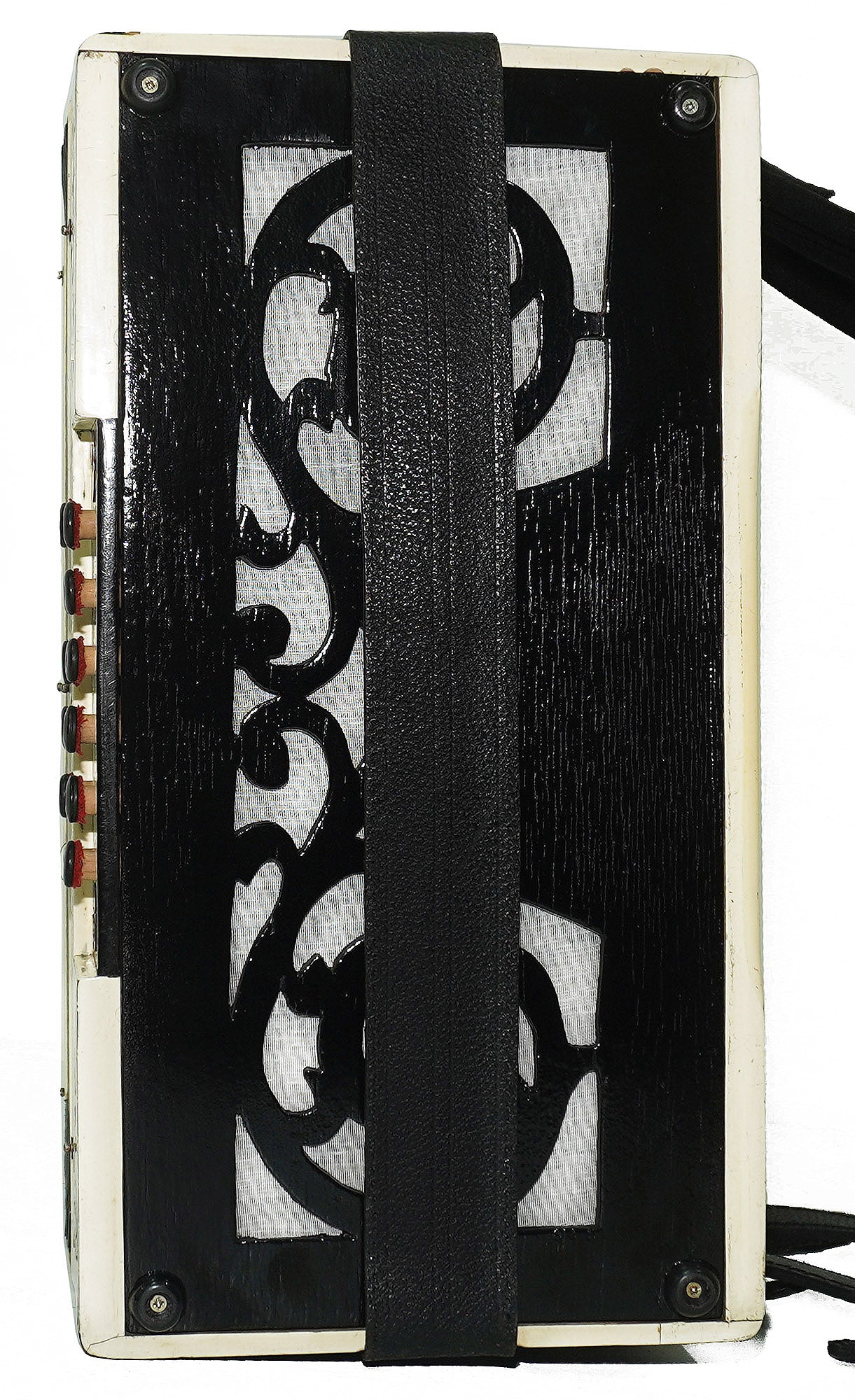 Hohner Antique Decorated Vintage Button Accordion Garmon Squeezebox Concertina, 2227, made in Germany Amazing Wonderful sound