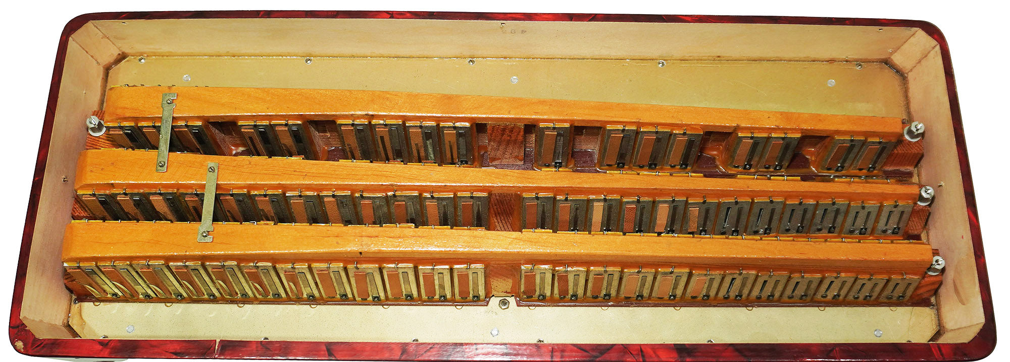 Barcarole Prominenz Piano Accordion made in Germany 120 Bass Buttons New Straps Case 2230, Rich and Bright sound, Concert Accordion for Adults