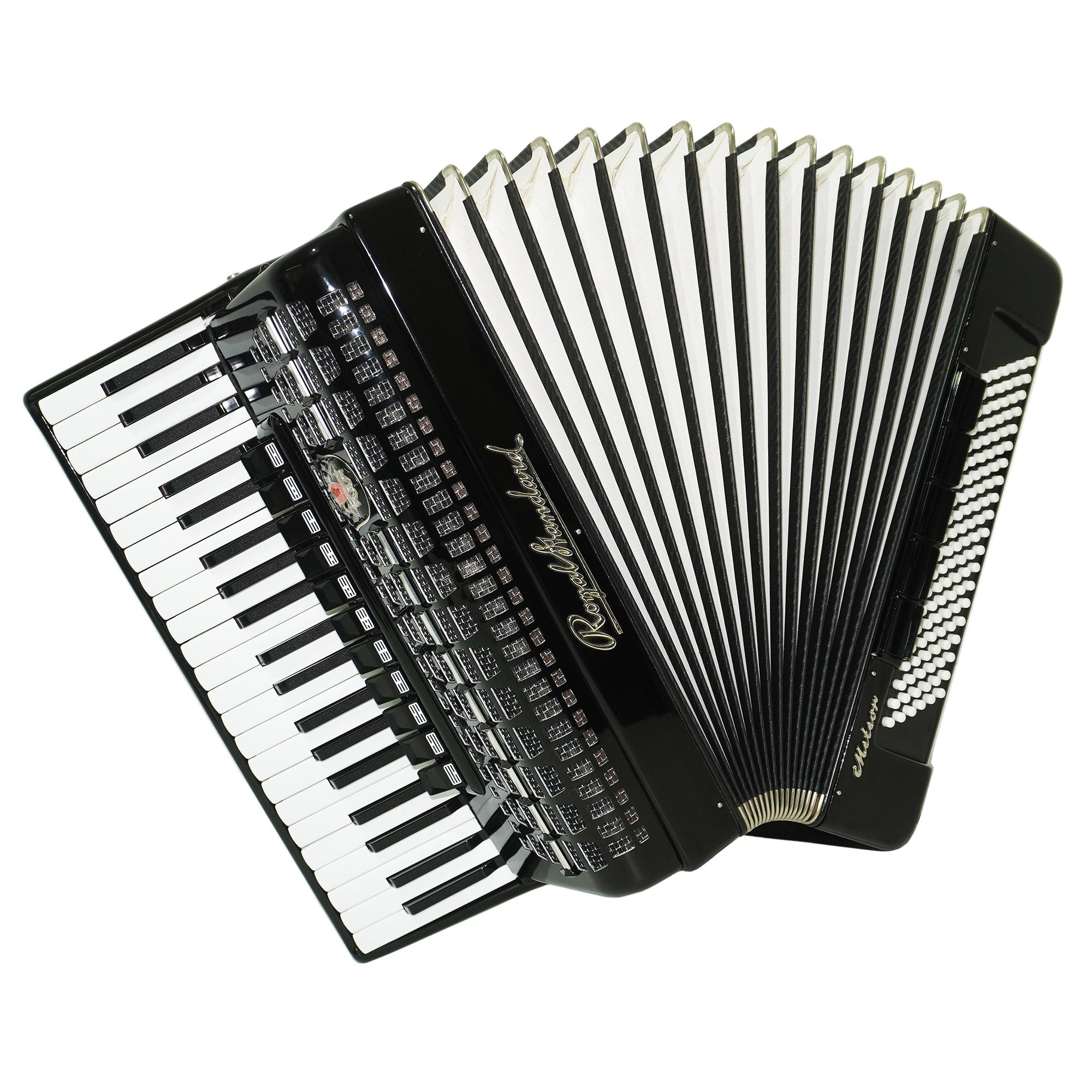 Close to New! Royal Standard Meteor made in Germany 120 Bass Concert Professional Piano Acordion 2237 New Straps, Case, Weltmeister, Amazing Powerful Sound!