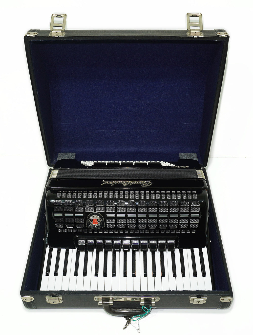 Close to New! Royal Standard Meteor made in Germany 120 Bass Concert Professional Piano Acordion 2237 New Straps, Case, Weltmeister, Amazing Powerful Sound!