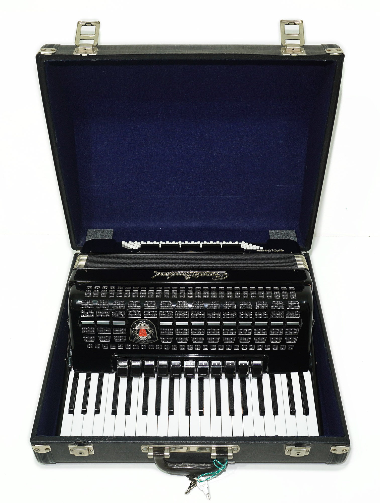 Close to New! Royal Standard Meteor made in Germany 120 Bass Concert Professional Piano Acordion 2237 New Straps, Case, Weltmeister, Amazing Powerful Sound!