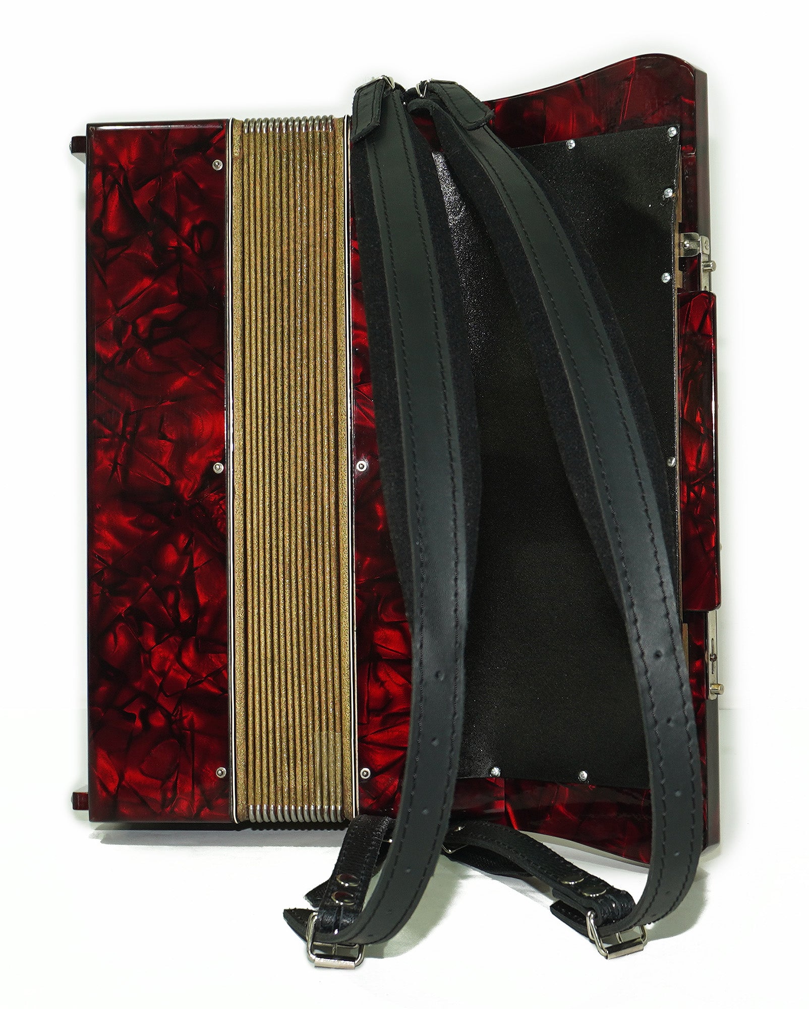 Vintage Rauner Ramona Accordion, 80 Bass Lightweight Piano Accordion, made in Germany, New Straps 2310, Bright and Rich sound.