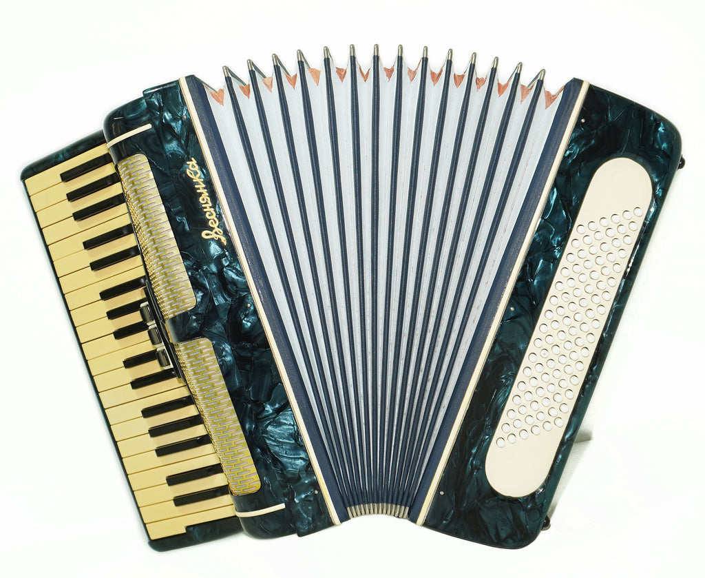 Folk Piano Accordion Vesnyanka made in Ukraine 96 Bass Buttons, New Straps, 2273, Keyboard Accordian, Wonderful Rich sound.