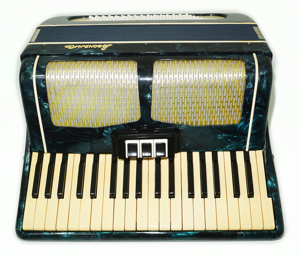 Folk Piano Accordion Vesnyanka made in Ukraine 96 Bass Buttons, New Straps, 2273, Keyboard Accordian, Wonderful Rich sound.