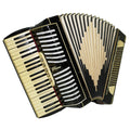 Seltenes Vintage Piano-Akkordeon Frogano, hergestellt in Deutschland, 120 Bassknöpfe, neue Riemen und Koffer, 2285 Qualitatives altes Musikinstrument! Erstaunlich voller Klang!
