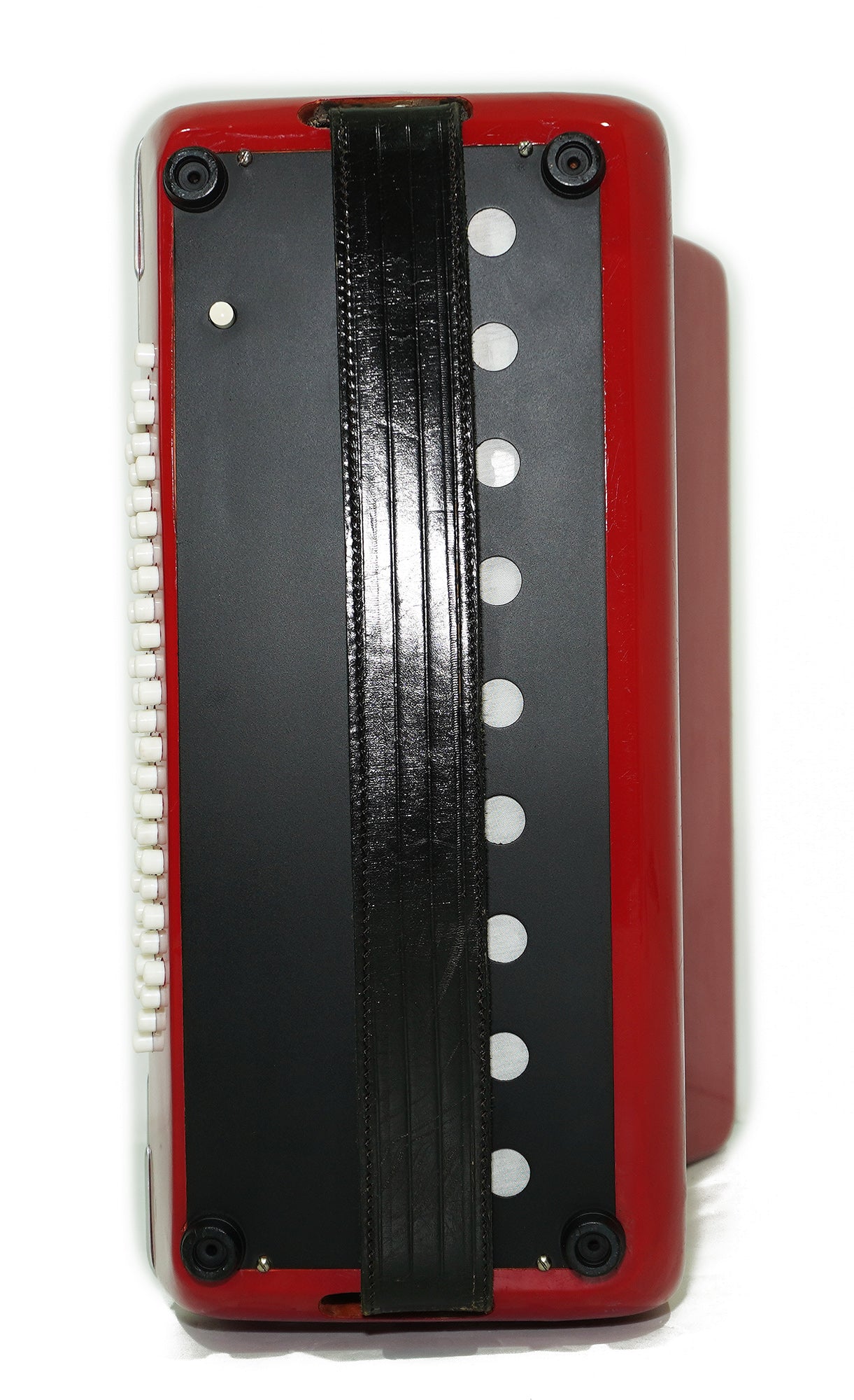 Ermes Fisa Antares Castelfidardo, made in Italy, Rare Lightweight Piano Accordion, 48 Bass buttons, New Straps, Case 2315, Rich Beautiful Sound.