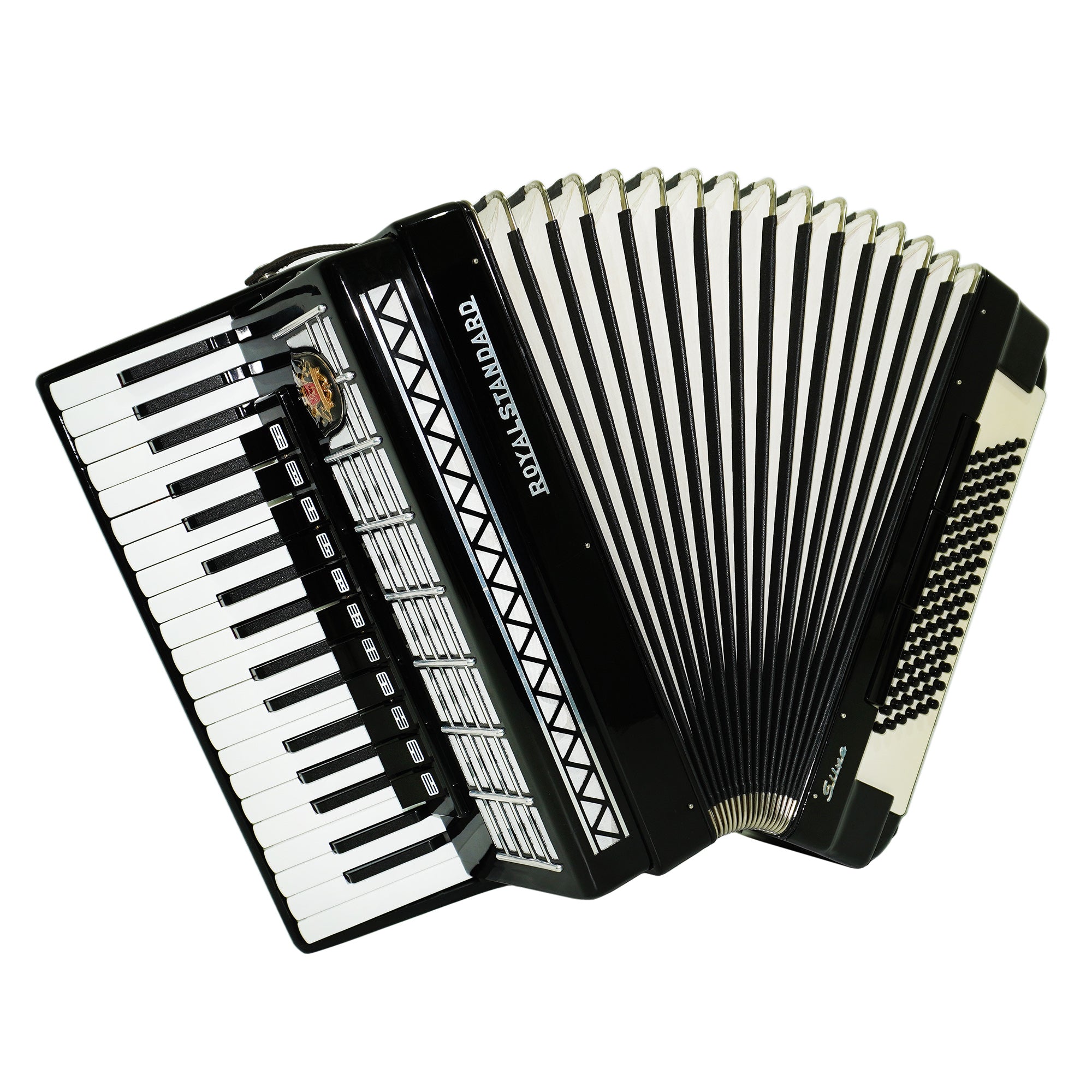 Royal Standard Silvana Accordion made in Germany Piano Acordian for Adults 2321 incl. New Straps, Case, Weltmeister, Gorgeous Sound!