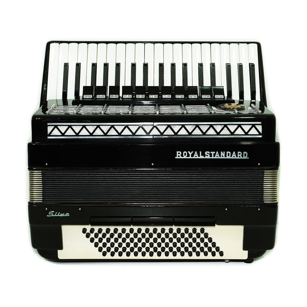 Royal Standard Silvana Accordion made in Germany Piano Acordian for Adults 2321 incl. New Straps, Case, Weltmeister, Gorgeous Sound!