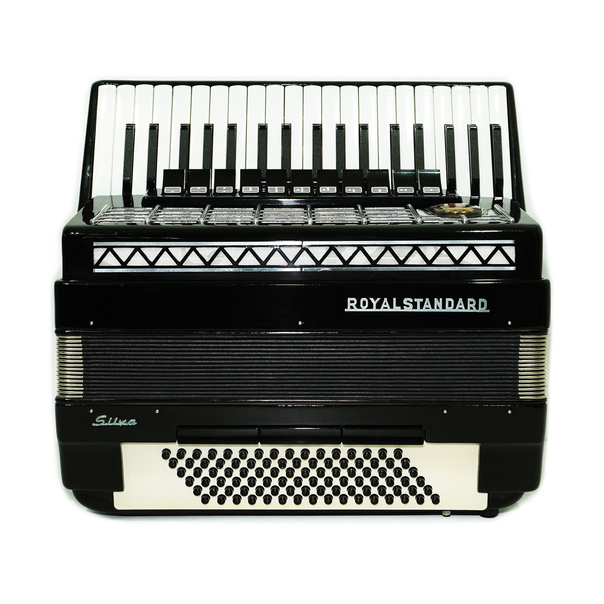 Royal Standard Silvana Accordion made in Germany Piano Acordian for Adults 2321 incl. New Straps, Case, Weltmeister, Gorgeous Sound!