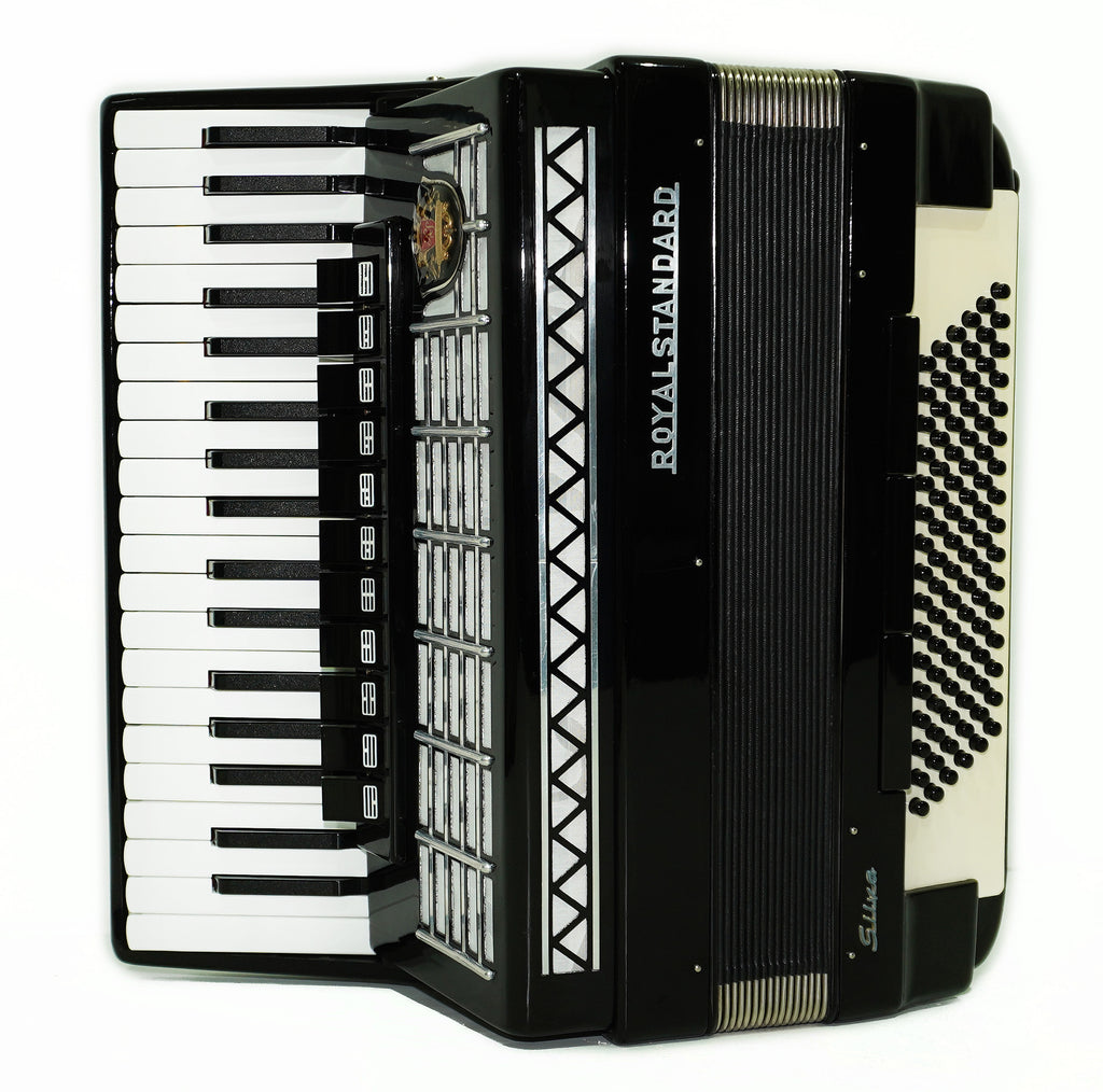 Royal Standard Silvana Accordion made in Germany Piano Acordian for Adults 2321 incl. New Straps, Case, Weltmeister, Gorgeous Sound!