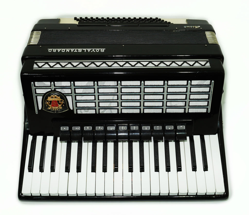 Royal Standard Silvana Accordion made in Germany Piano Acordian for Adults 2321 incl. New Straps, Case, Weltmeister, Gorgeous Sound!