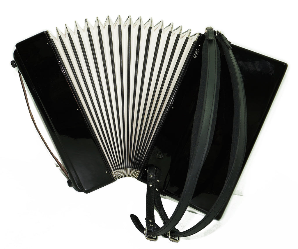 Royal Standard Silvana Accordion made in Germany Piano Acordian for Adults 2321 incl. New Straps, Case, Weltmeister, Gorgeous Sound!