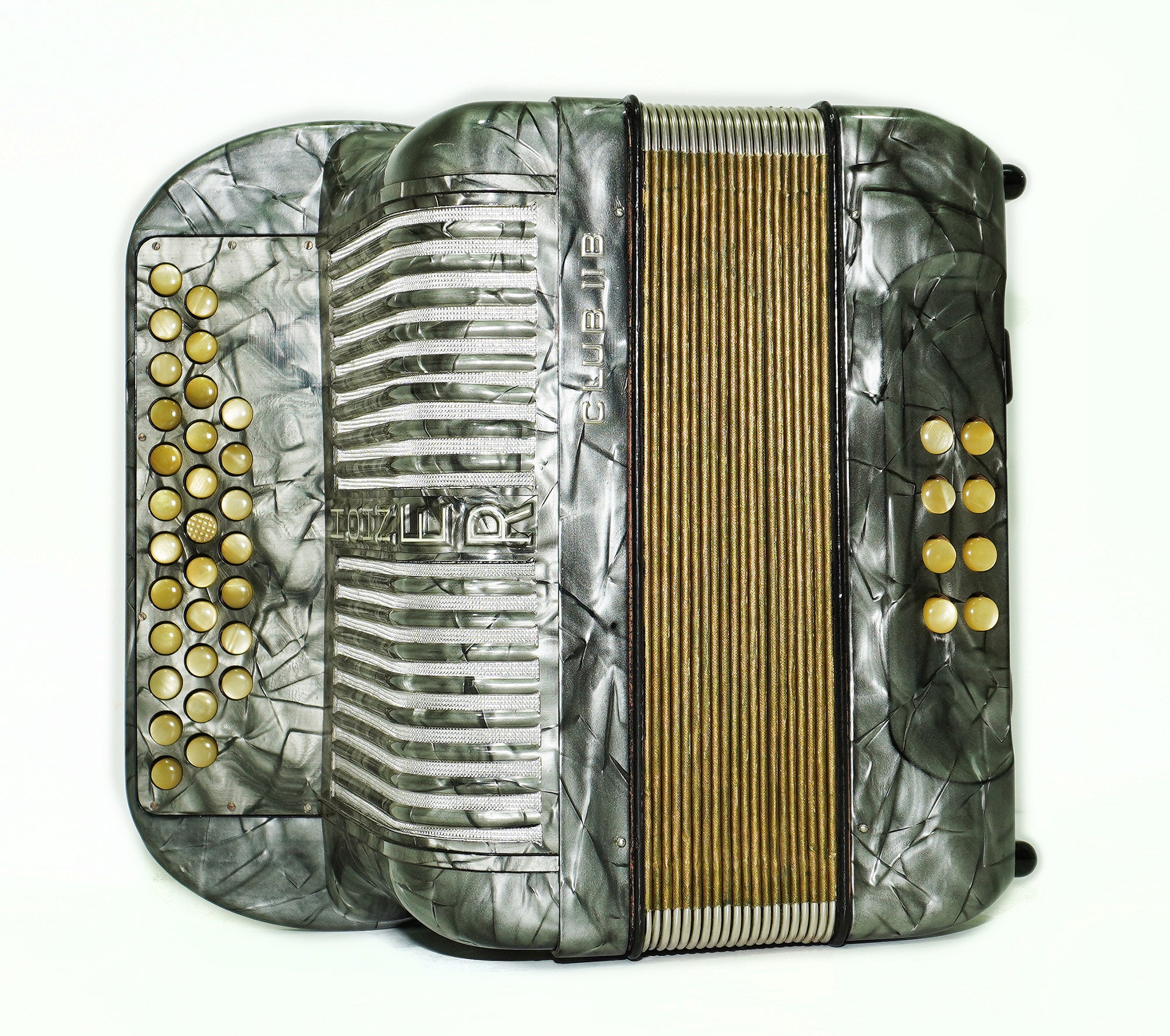 Hohner Club llB Diatonic Squeezebox, German Button Accordion, Harmonika Original Straps 2334, Wonderful sound!