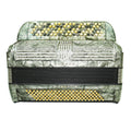 Vintage Hohner Sirena IVB, 5 Rows Button Accordion, made in Germany, Rare Original Bayan 2335, New Straps, Rich and Powerful Sound!