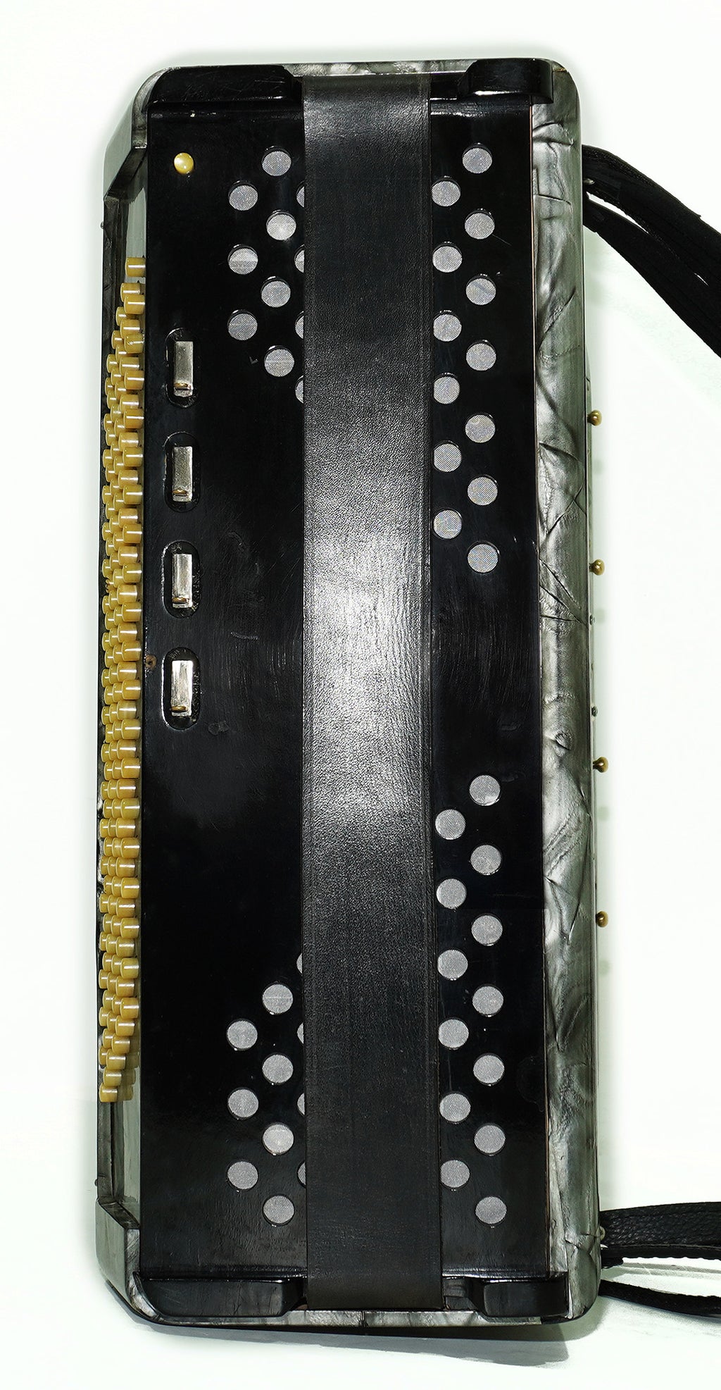 Vintage Hohner Sirena IVB, 5 Rows Button Accordion, made in Germany, Rare Original Bayan 2335, New Straps, Rich and Powerful Sound!