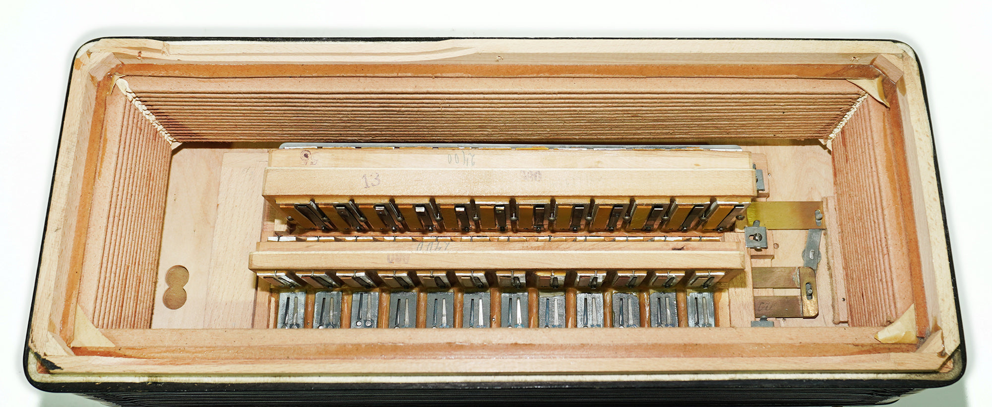 Vintage Hohner Sirena IVB, 5 Rows Button Accordion, made in Germany, Rare Original Bayan 2335, New Straps, Rich and Powerful Sound!