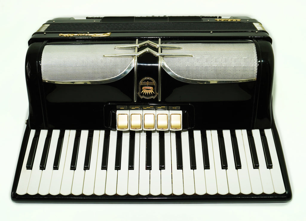 Firotti Eroica 120 Bass made in Germany Piano Accordion Musical Instrument for Adults New Straps Case 2345, Keyboard Accordian, Rich Beautiful Sound!