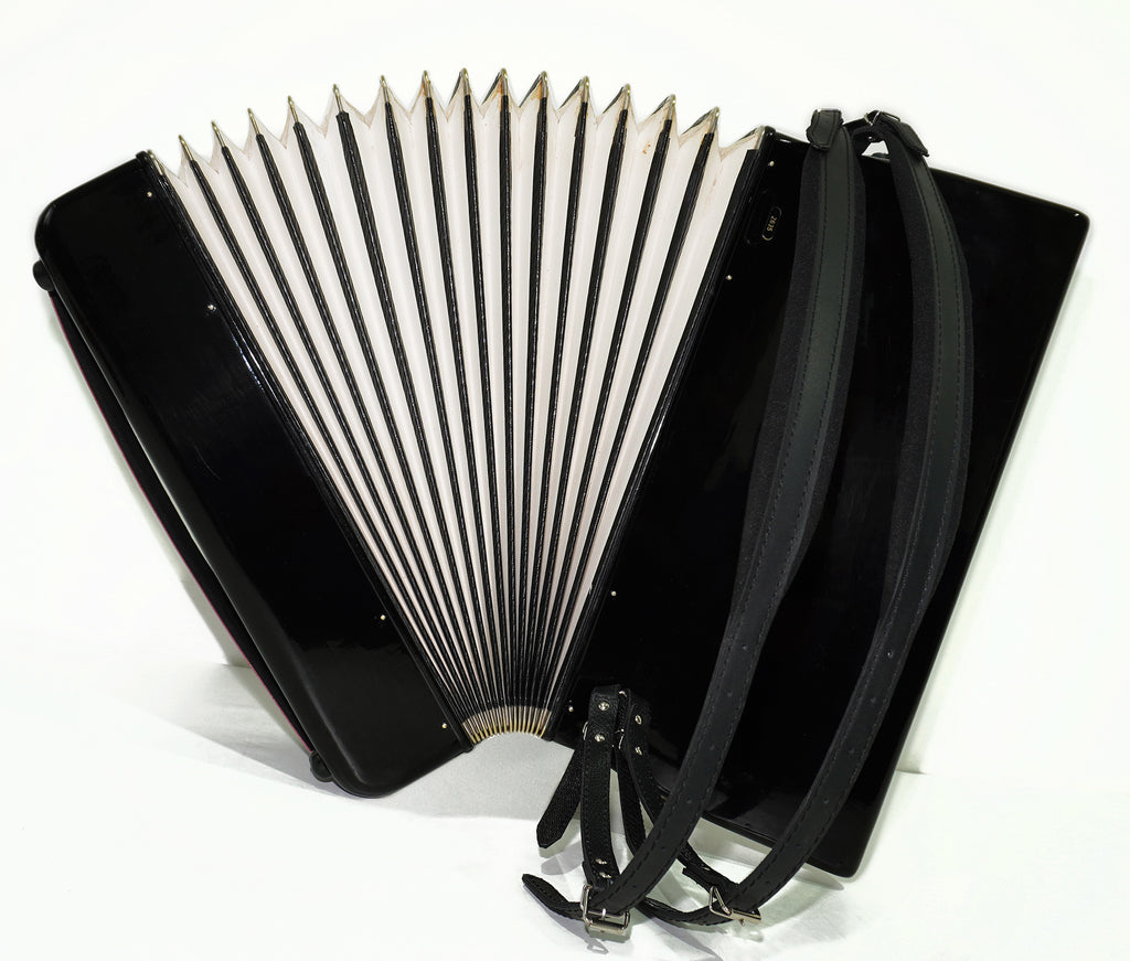 Firotti Eroica 120 Bass made in Germany Piano Accordion Musical Instrument for Adults New Straps Case 2345, Keyboard Accordian, Rich Beautiful Sound!