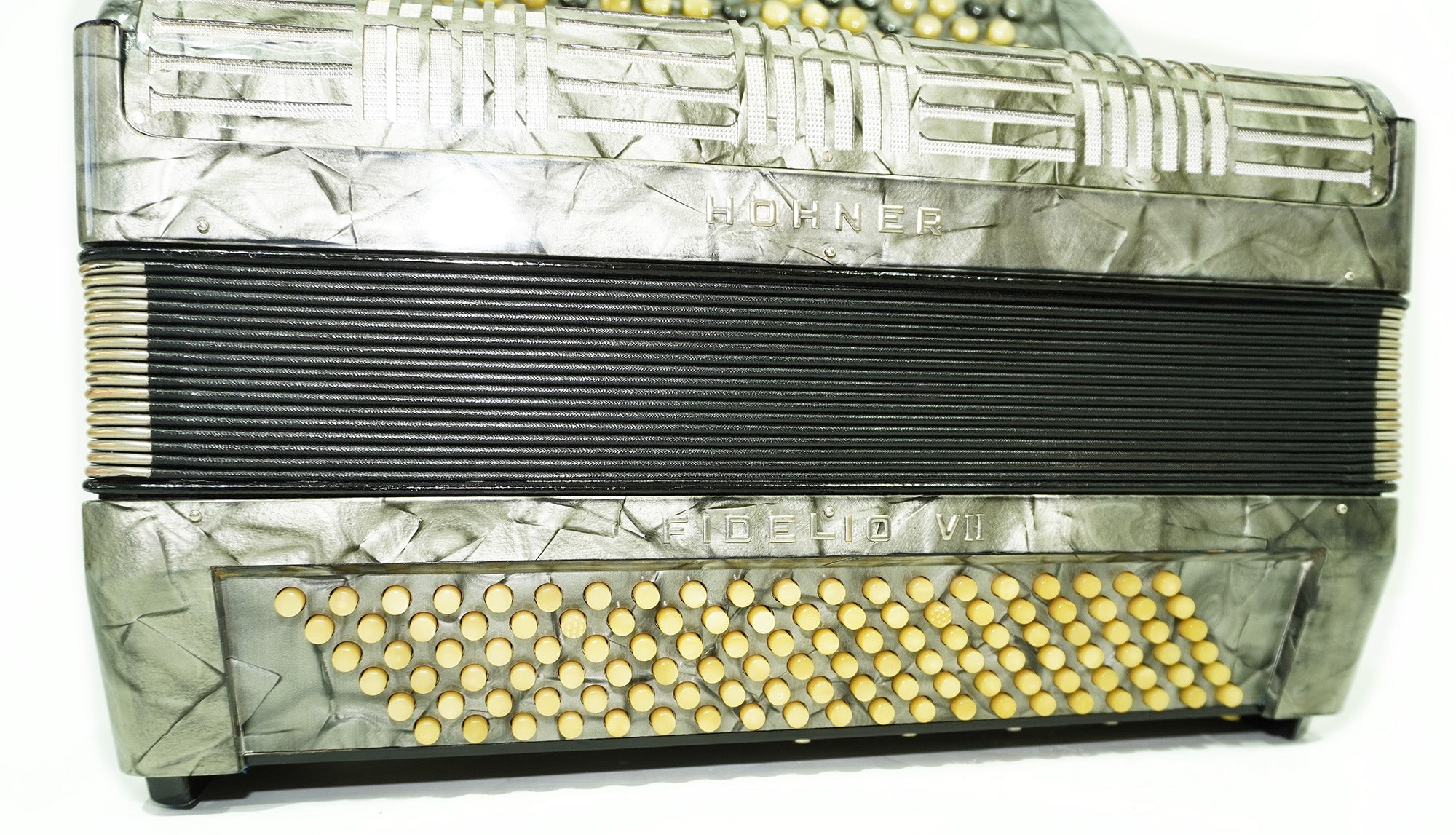 Hohner Fidelio VII, 5 Rows Button Accordion, made in Germany, Rare Original Bayan 2351, New Straps, Rich and Powerful Sound!