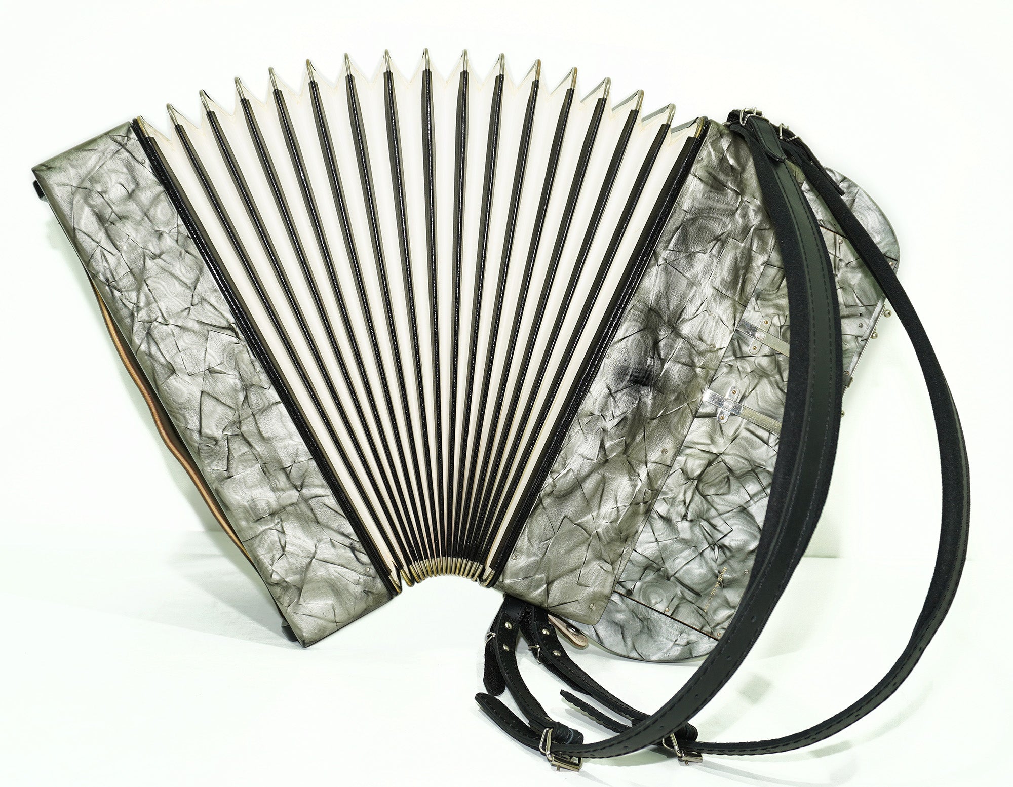 Hohner Fidelio VII, 5 Rows Button Accordion, made in Germany, Rare Original Bayan 2351, New Straps, Rich and Powerful Sound!
