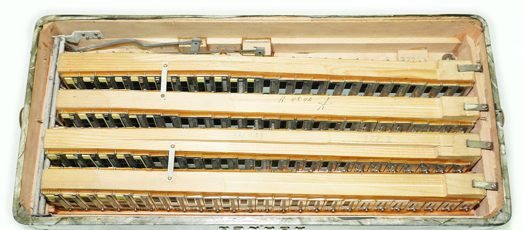 Hohner Fidelio VII, 5 Rows Button Accordion, made in Germany, Rare Original Bayan 2351, New Straps, Rich and Powerful Sound!