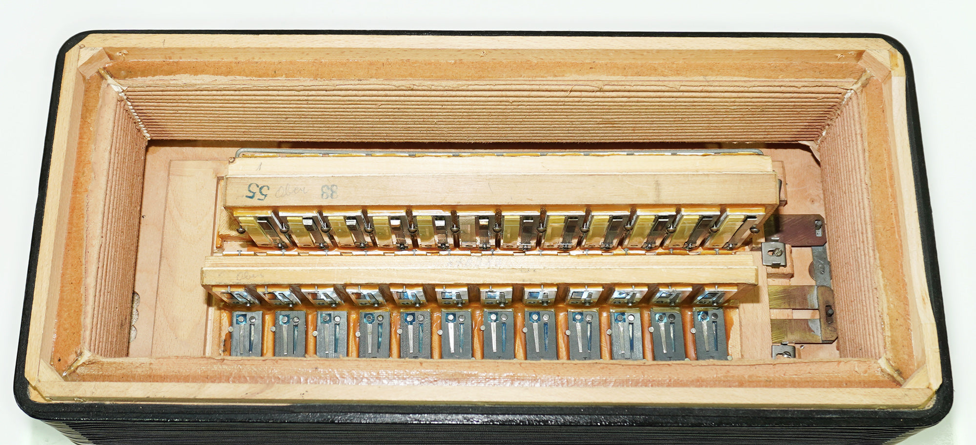 Hohner Fidelio VII, 5 Rows Button Accordion, made in Germany, Rare Original Bayan 2351, New Straps, Rich and Powerful Sound!