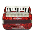 Cantulia Senorita 72 Bass Akkordeon, seltenes altes deutsches Pianoakkordeon, neue Riemen, 2367, Tastenakkordeon Instrument, satter und heller Klang