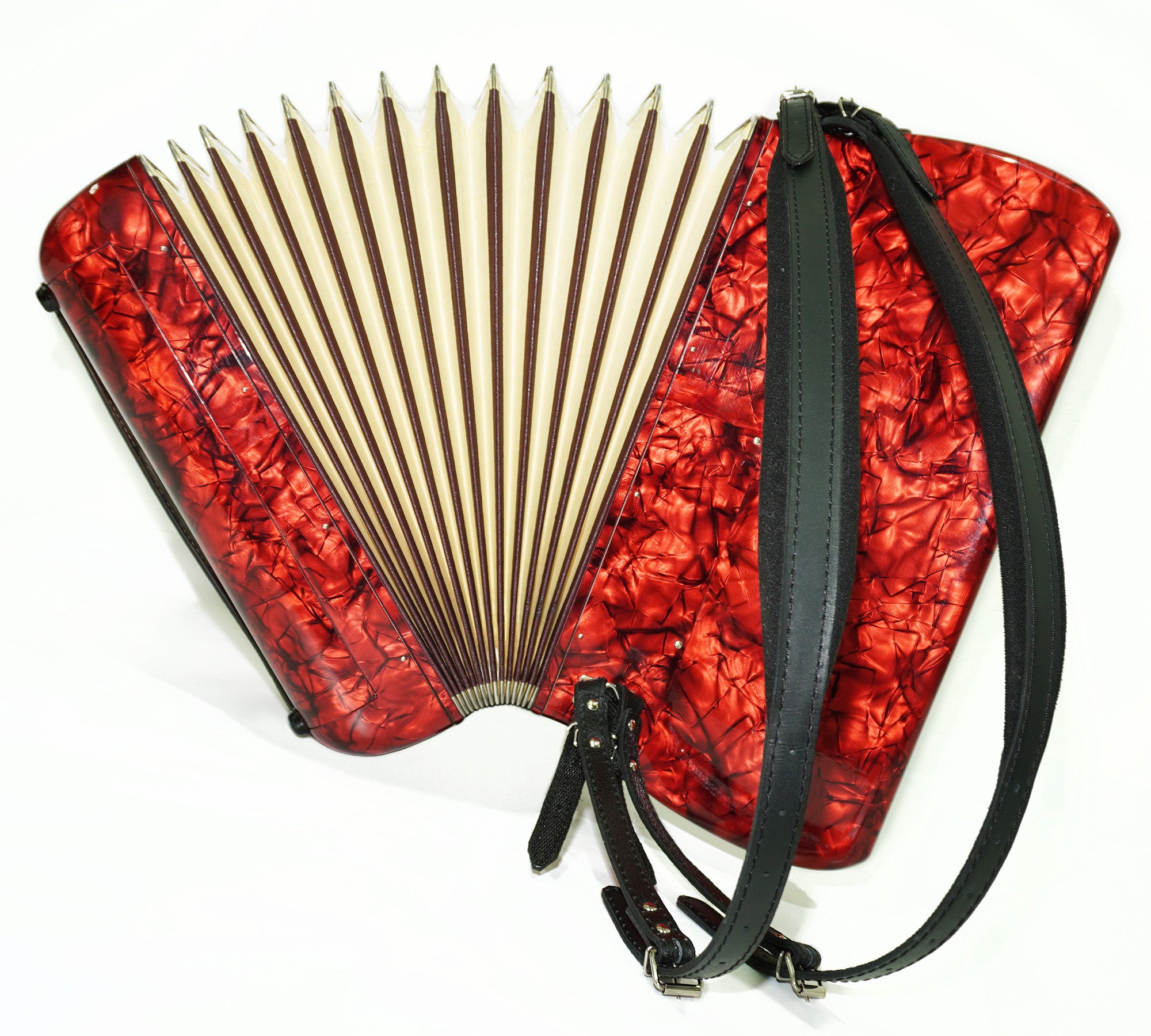 Perfect Cantulia Senorita 72 Bass Accordion, Rare Old German Piano Accordian, New Straps, 2367, Keyboard Accordion Instrument, Rich and Bright Sound