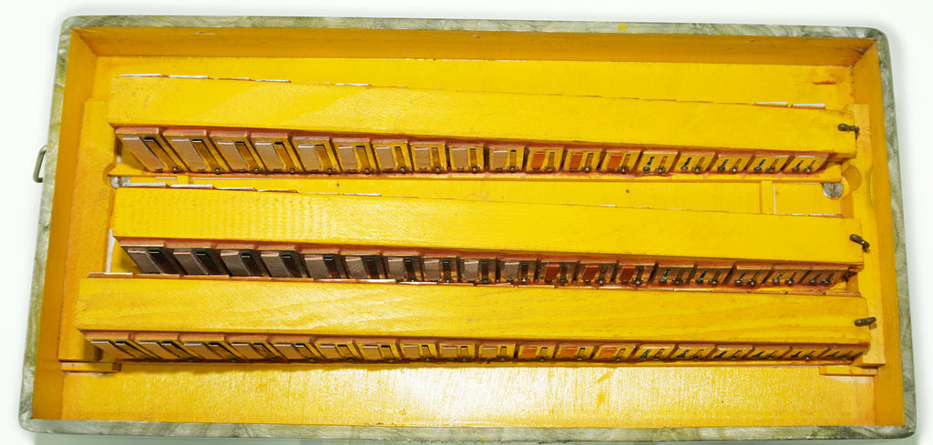 Vintage Bayan Button Accordion Kreminne, 3 Rows 100 Bass buttons, made in Ukraine, New Straps 2484, Bright and Rich sound.