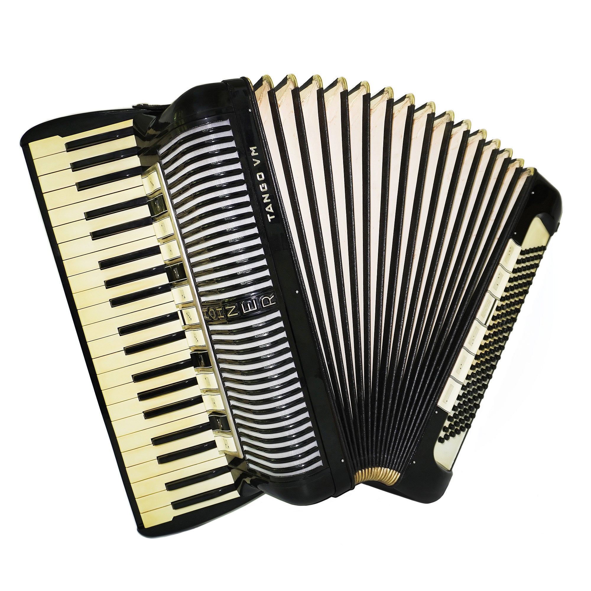 Hohner Tango VM Accordian made in Germany Original Piano Accordion, incl. New Straps Soft Case, Quality Concert Accordion, 2386, Amazing Rich Sound