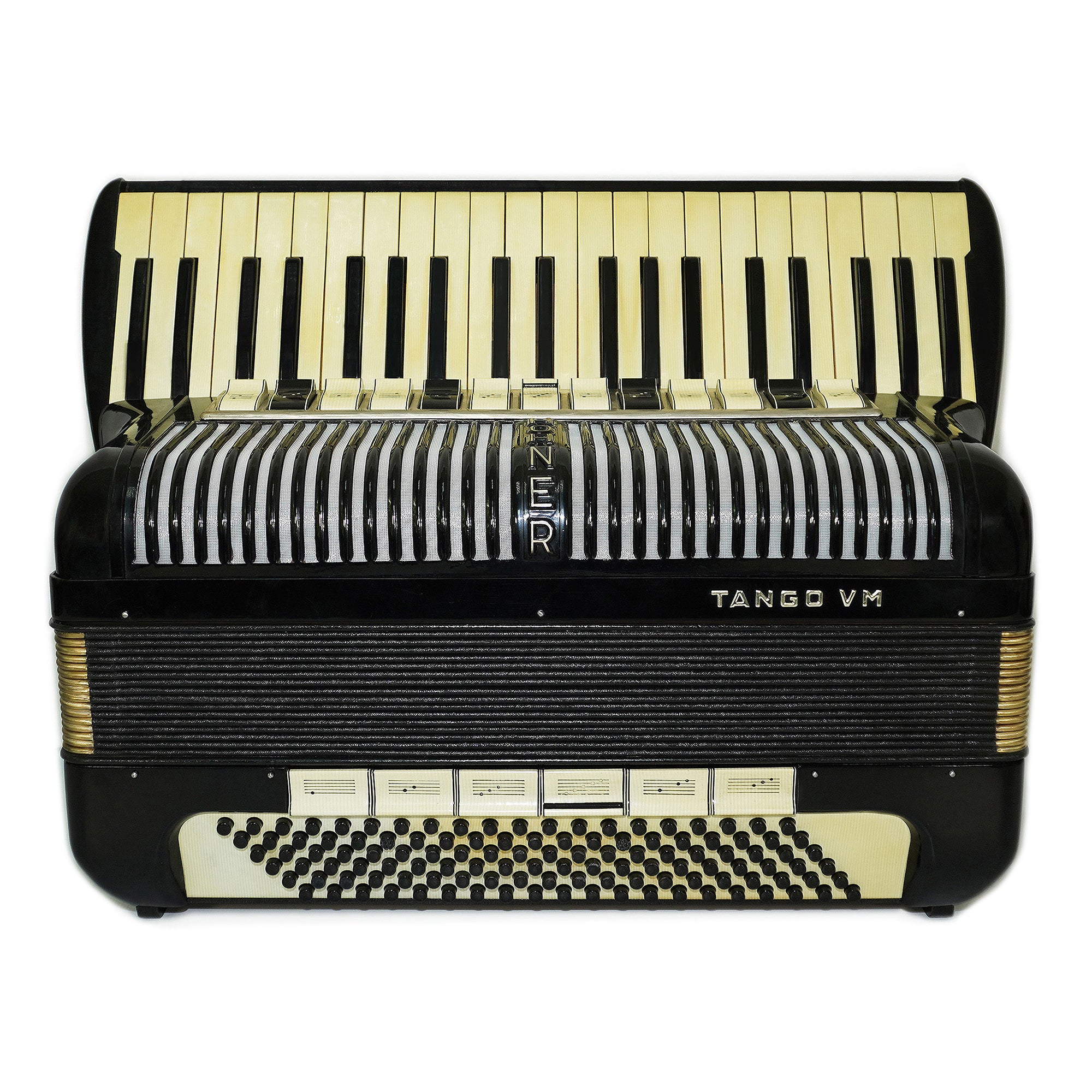 Hohner Tango VM Accordian made in Germany Original Piano Accordion, incl. New Straps Soft Case, Quality Concert Accordion, 2386, Amazing Rich Sound