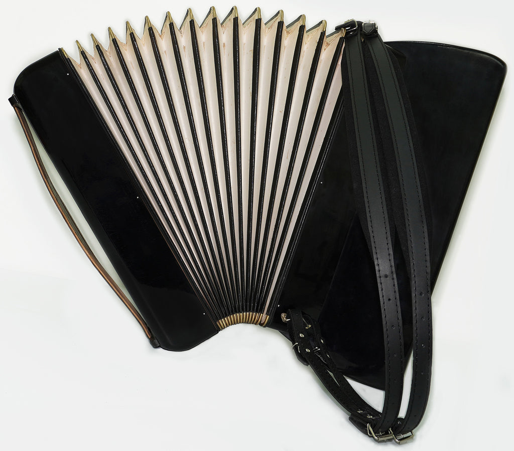 Hohner Tango VM Accordian made in Germany Original Piano Accordion, incl. New Straps Soft Case, Quality Concert Accordion, 2386, Amazing Rich Sound