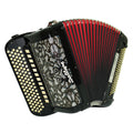 Dallape Organtone B Griff 5 Row Button Accordion, made in Italy, New Straps and Soft Case, 2379, Original Italian Acordian Bayan Instrument